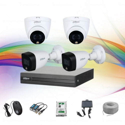 Dahua CC Camera Package 4 Unit